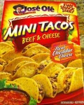 Box of Jose Ole: Frozen Beef & Cheese Mini Tacos