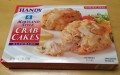 Box of Handy's frozen Maryland Style Crab Cakes