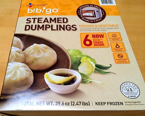 Review Bibigo Chicken Steamed Dumplings From Costco Frozen Grubpug Food Reviews