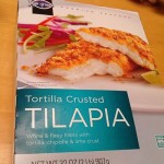 Box of frozen High Liner Tortilla Crusted Tilapia